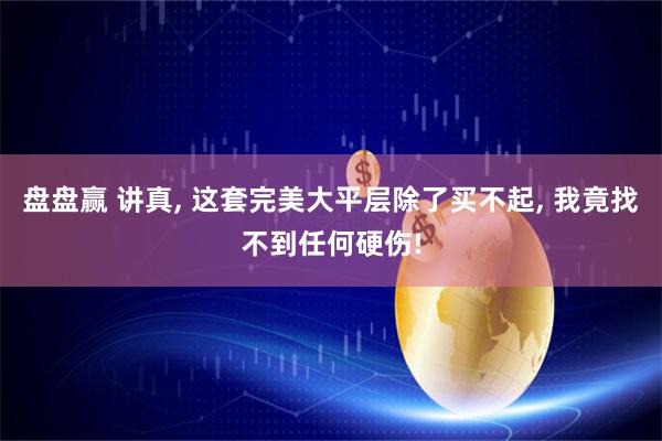 盘盘赢 讲真, 这套完美大平层除了买不起, 我竟找不到任何硬伤!