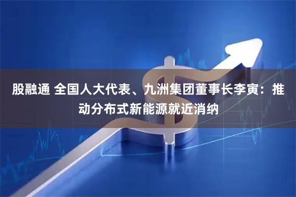 股融通 全国人大代表、九洲集团董事长李寅：推动分布式新能源就近消纳