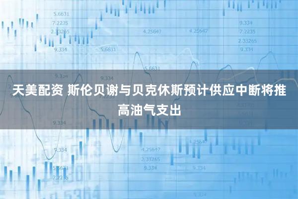 天美配资 斯伦贝谢与贝克休斯预计供应中断将推高油气支出