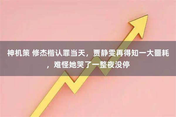 神机策 修杰楷认罪当天，贾静雯再得知一大噩耗，难怪她哭了一整夜没停